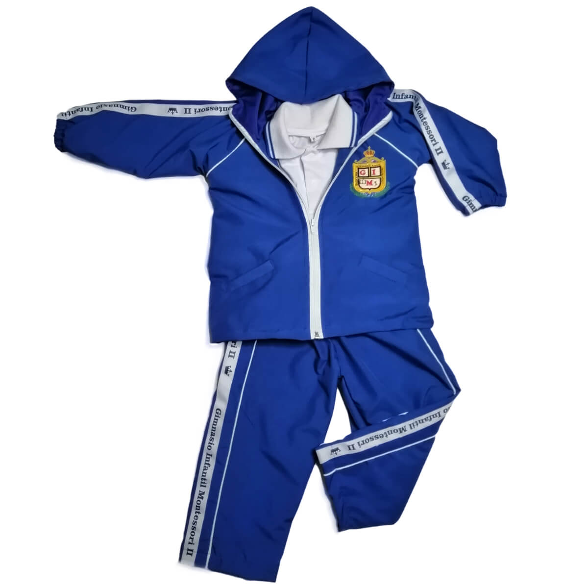 Sudadera completa colegio montessori 2 Kennedy Bogotá.