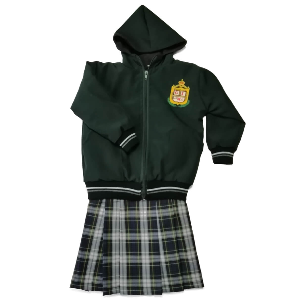 Uniforme de niña colegio montessori 2 Kennedy Bogotá.