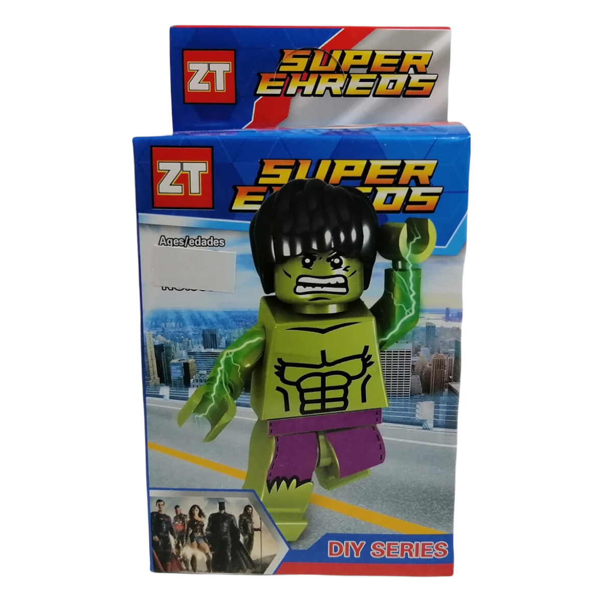 Legos de super heroes marvel en empaque