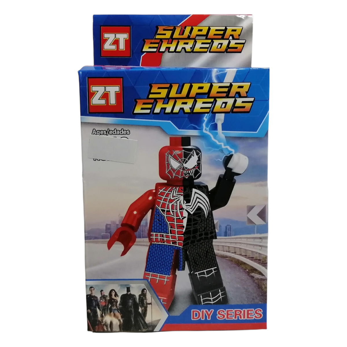 Legos de super heroes marvel en empaque