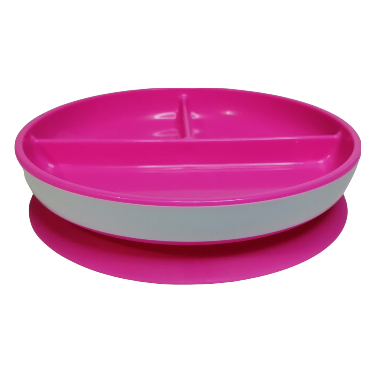 Plato no despega para evitar regueros al momento de alimenta a tu bebe