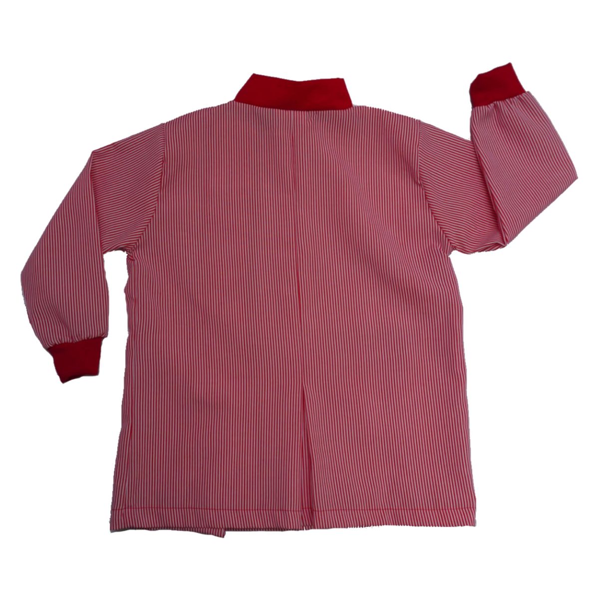 Delantal rojo para pintar espalda