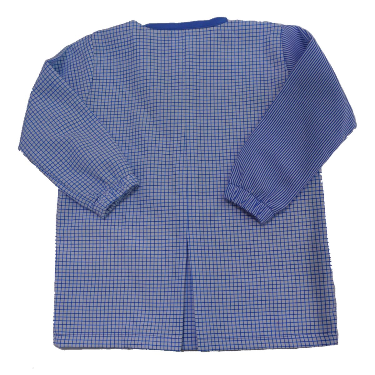 Delantal azul estampado para pintar espalda