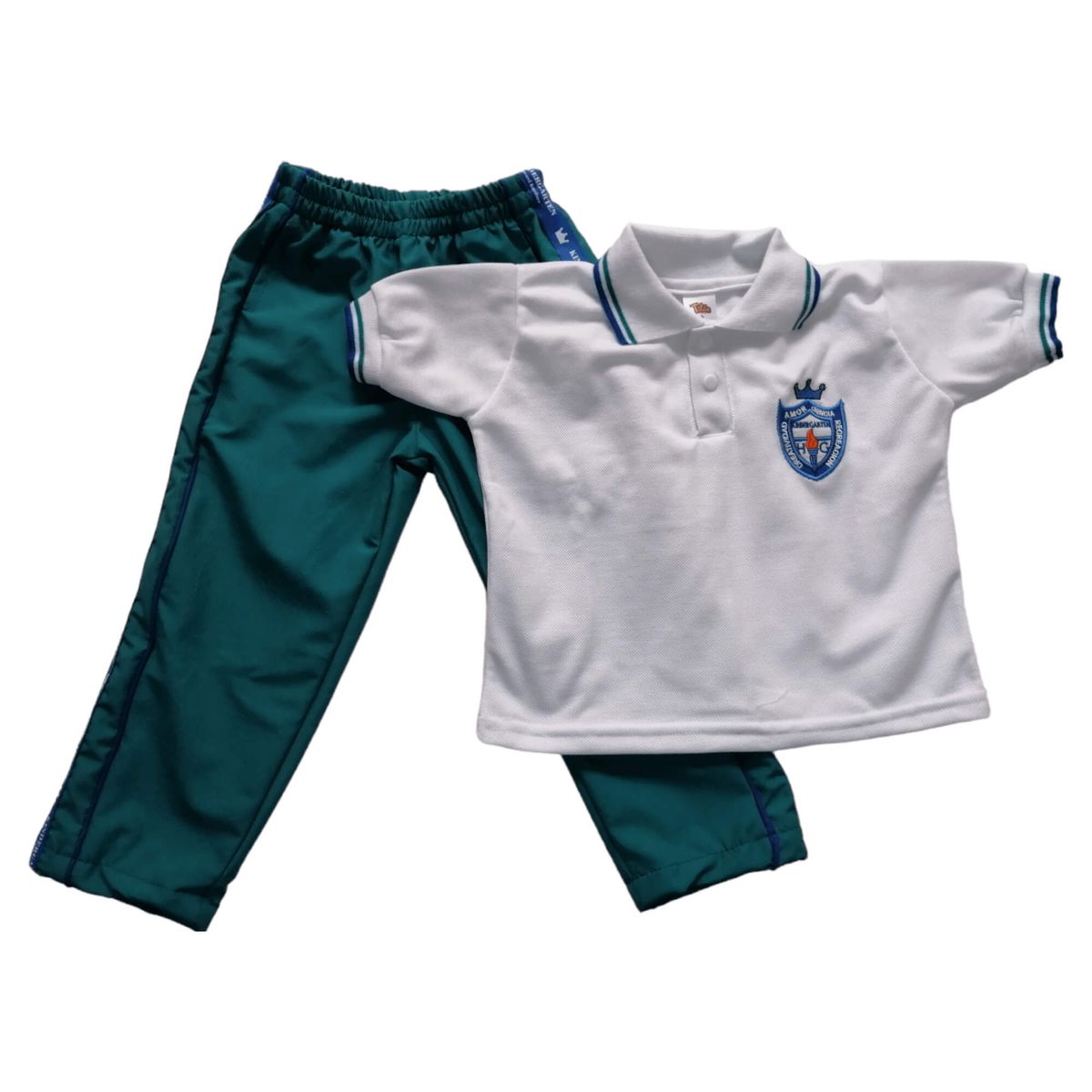 Sudadera Kindergarten Howard Gardner Verde Azul Camisa Pantalon