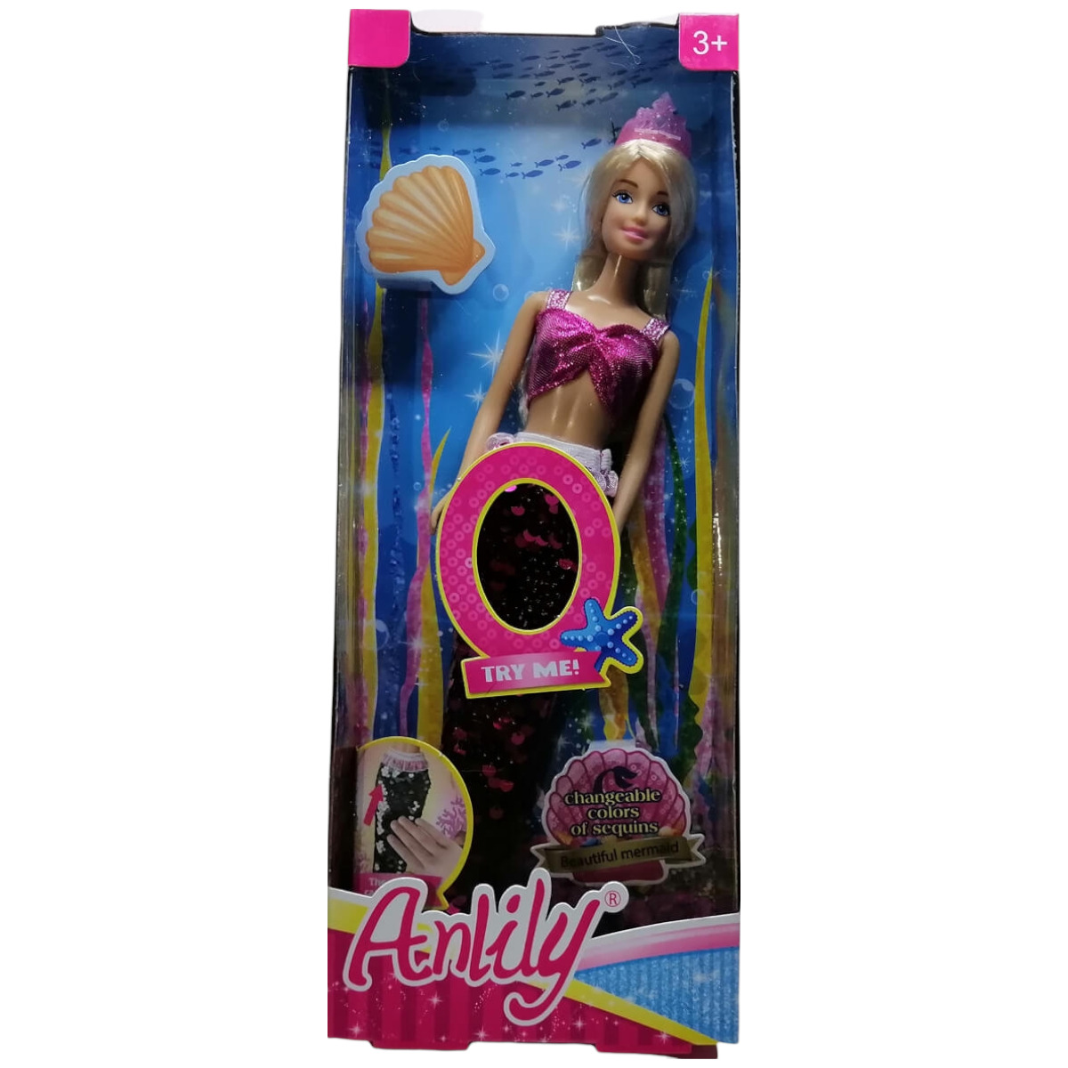Sirena cambia color anlily empaque