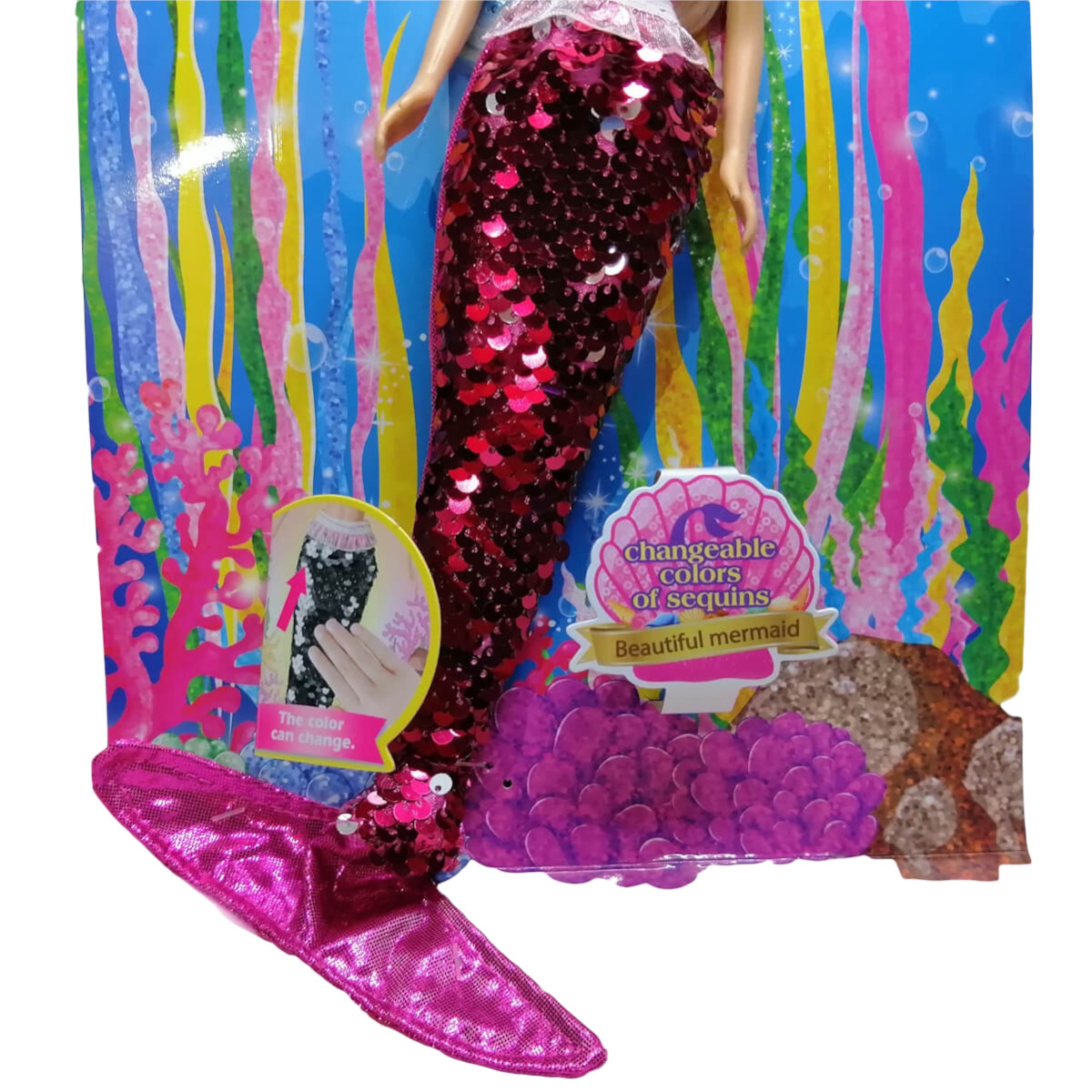 Sirena cambia color anlily cola cambia color