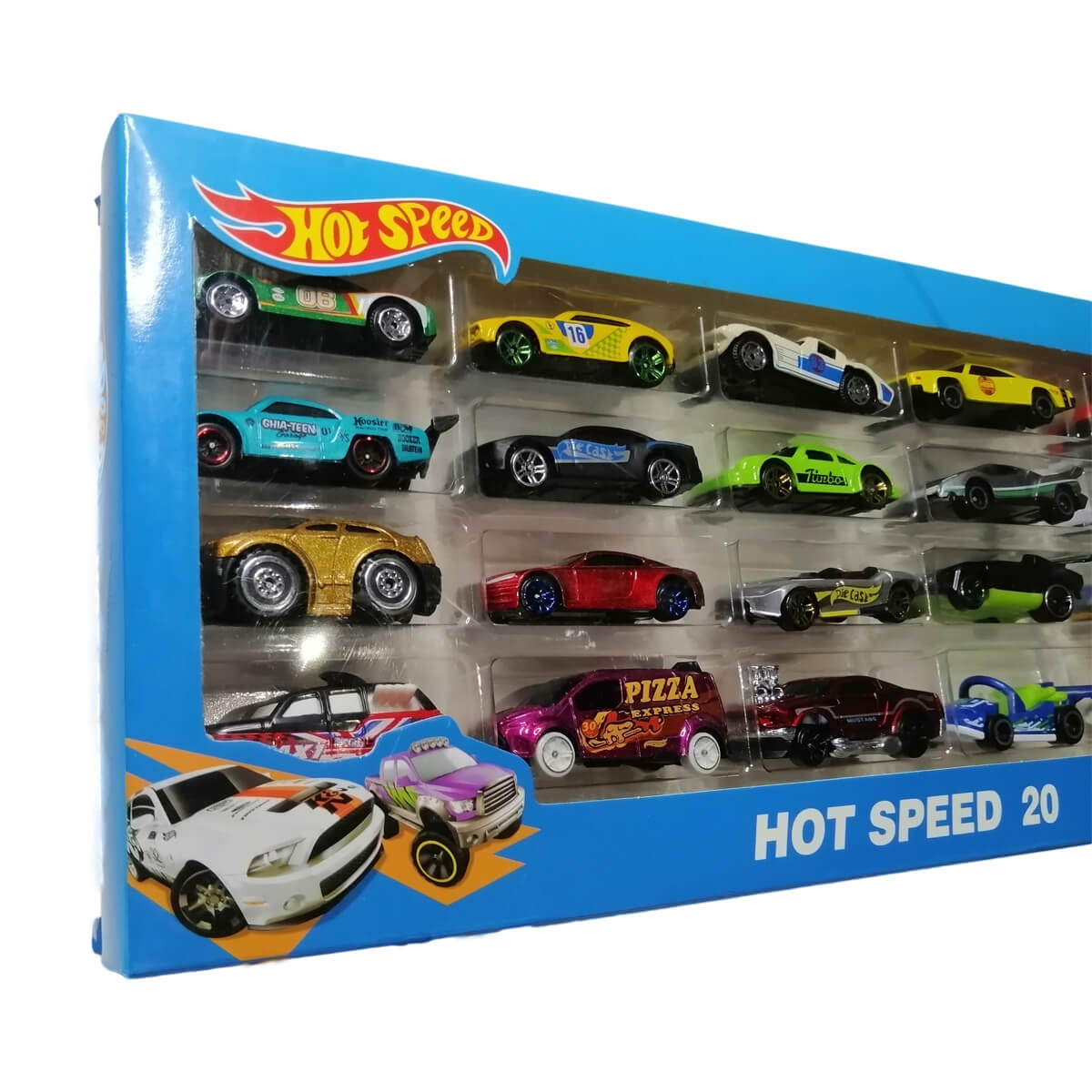 Colección de 40 carros para pistas hotweels, foto lateral.
