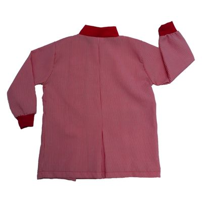 Delantal rojo para pintar espalda