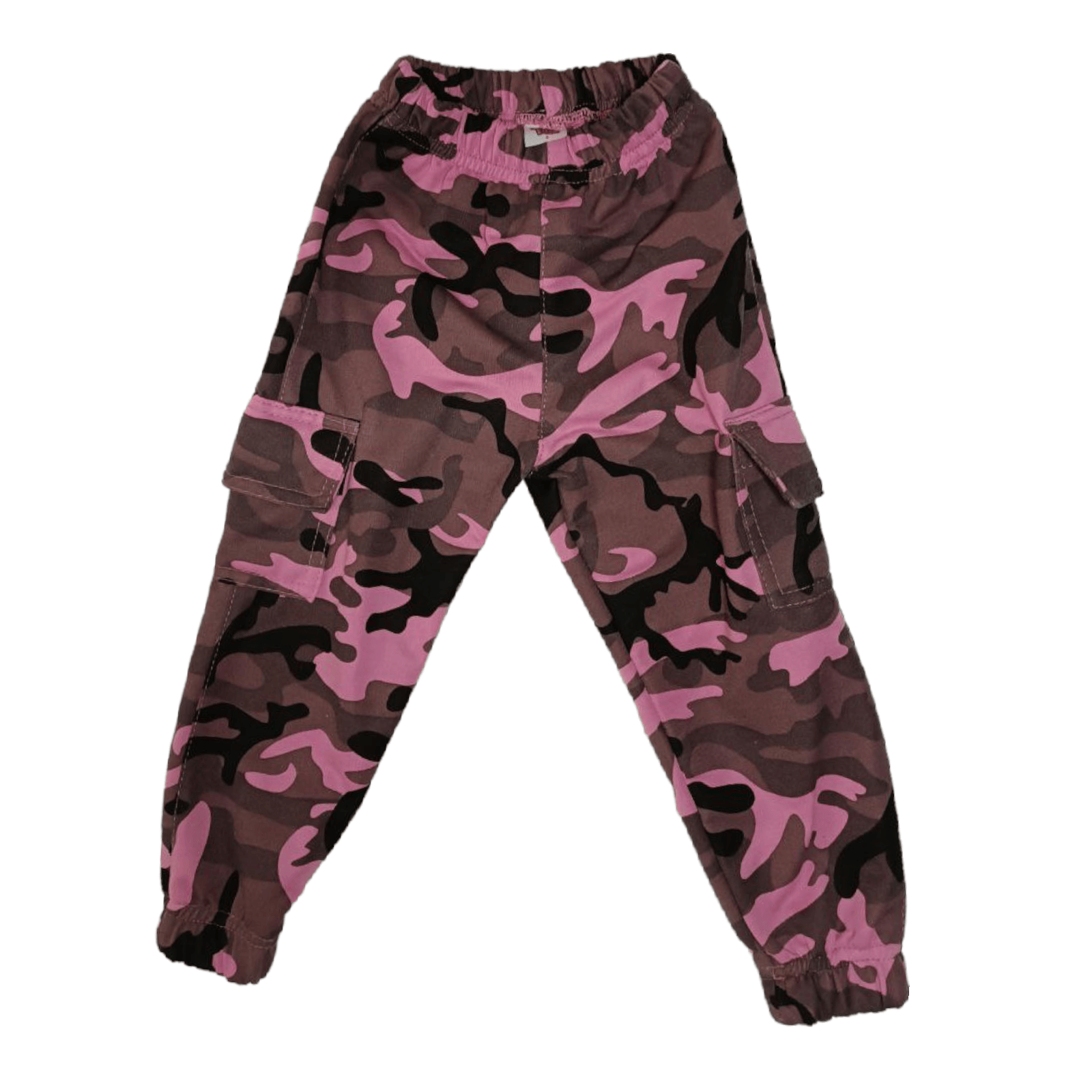 Jogger camuflado rosado con bolsillos laterales 1